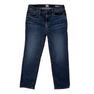 Edwin Bree Crop Slim Straight Jeans Women's Size 28 Anthropolgie (Reg‎ $168)
